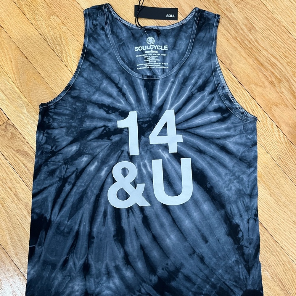 Tie Dye Call Letter Tank SoulCycle
